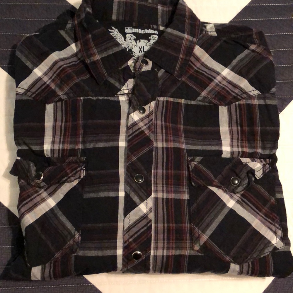 🔥Black Plaid w/Cream & Rust